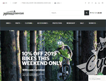 Tablet Screenshot of jejamescycles.com